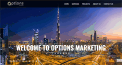 Desktop Screenshot of optionsmarketing.net